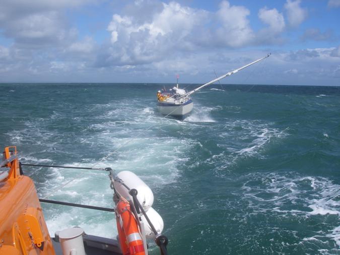 The �Enshaiallah� being towed