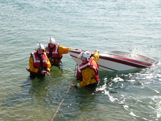 Sinking Speedboat