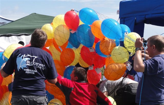 Balloons Lifeboat Launch Day