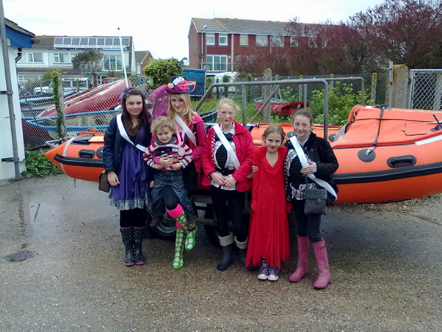 Walking in fancy dress